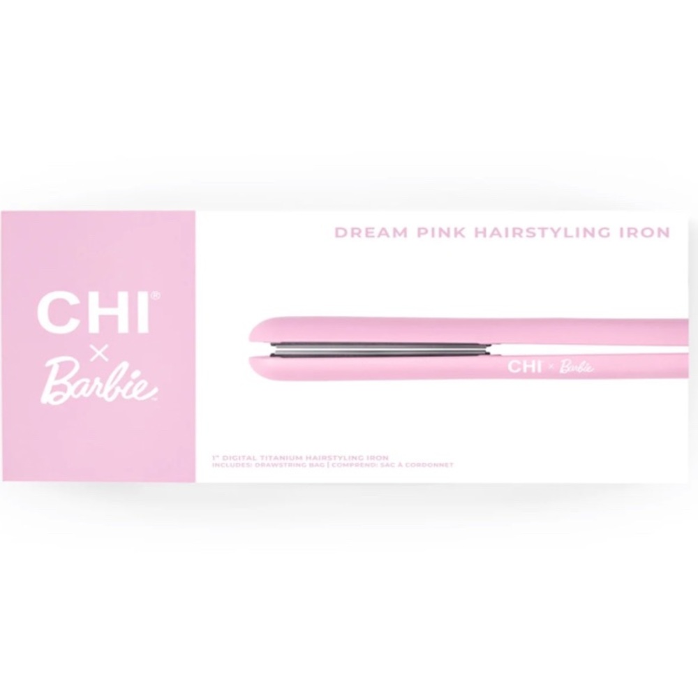 CHI X Barbie 1” digital titanium hairstyling Iron